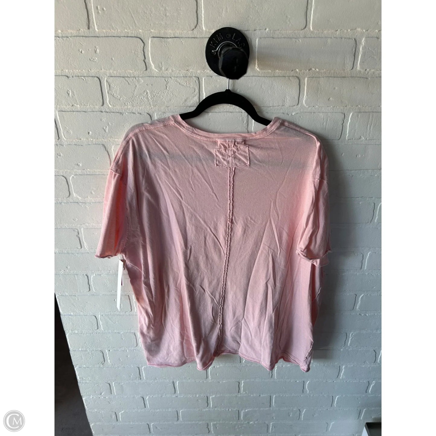 Top Short Sleeve By We The Free In Pink, Size: M