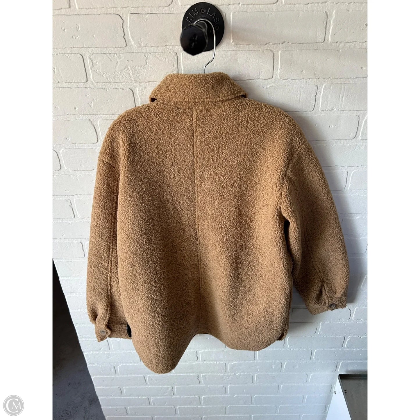 Coat Faux Fur & Sherpa By J By Joie In Tan, Size: S