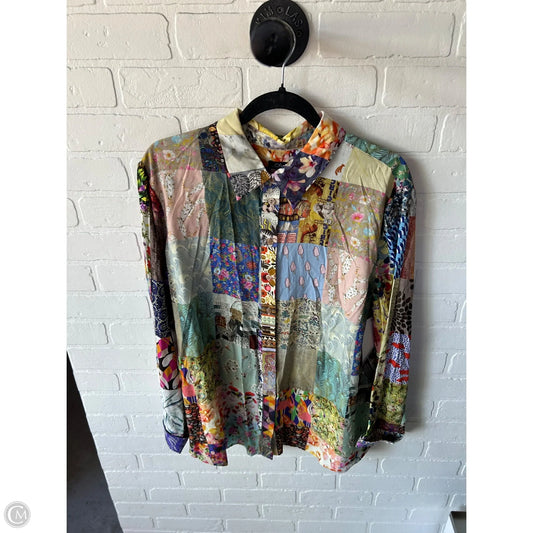 Top Long Sleeve By Charlie B In Multi-colored, Size: Xxl