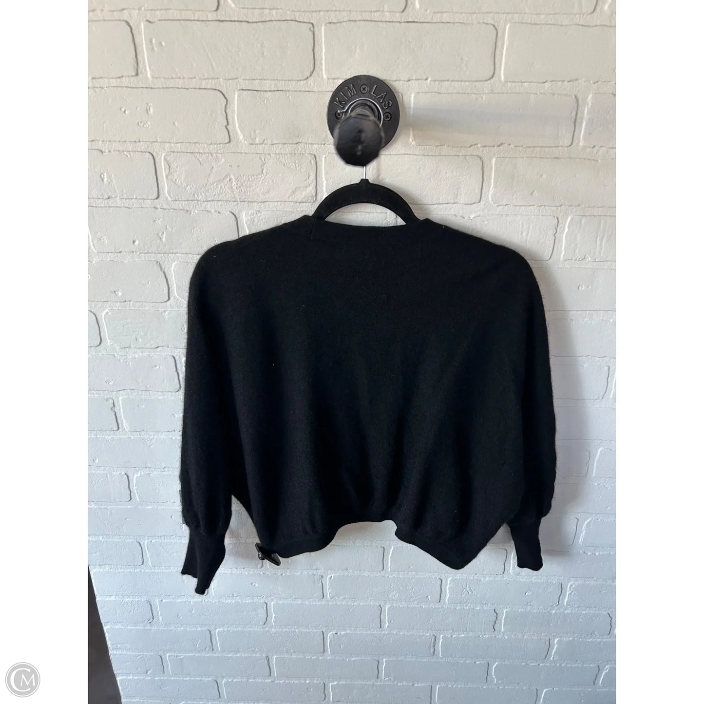 Sweater Cardigan Cashmere By Lord And Taylor In Black, Size: M