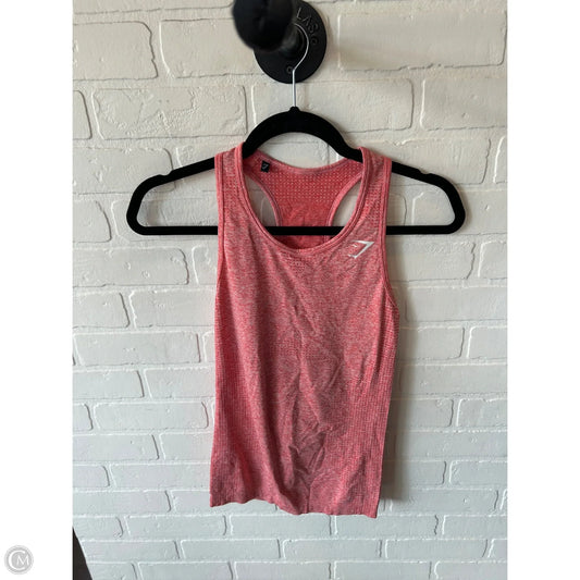 Athletic Tank Top By Gym Shark In Pink, Size: Xs