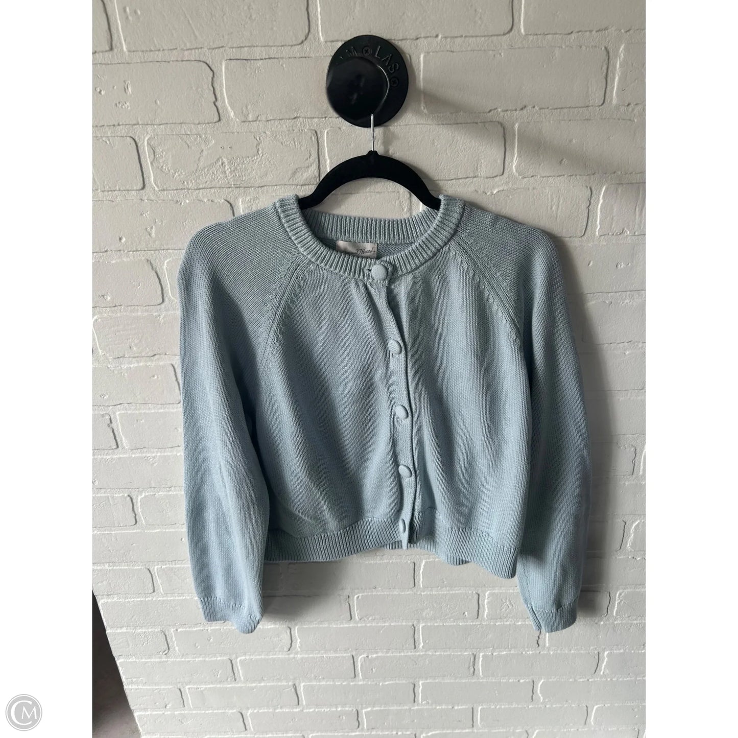 Sweater Cardigan By Universal Thread In Blue, Size: M