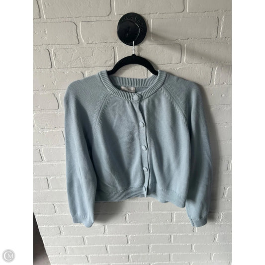 Sweater Cardigan By Universal Thread In Blue, Size: M
