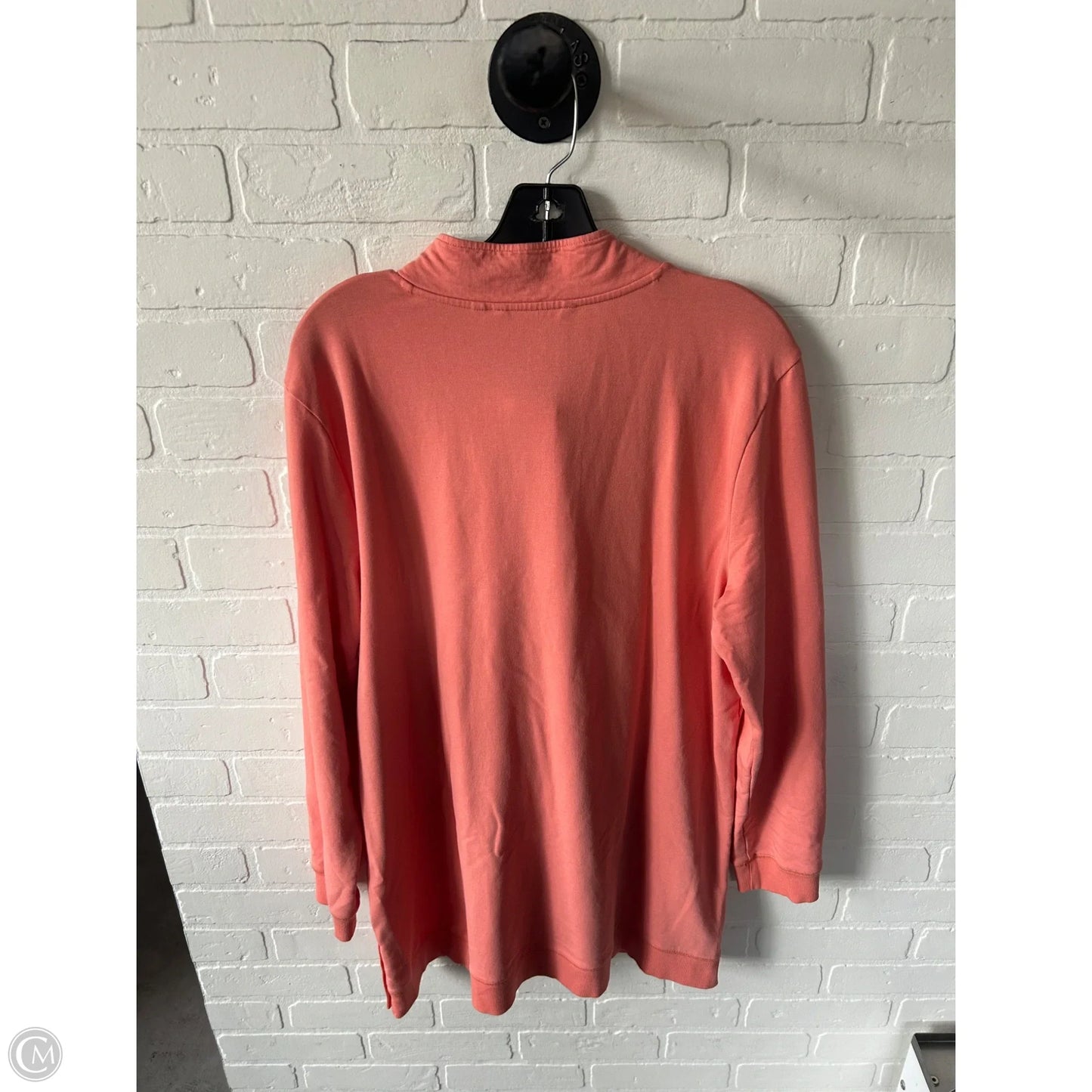 Tunic Long Sleeve By Soft Surroundings In Orange, Size: L