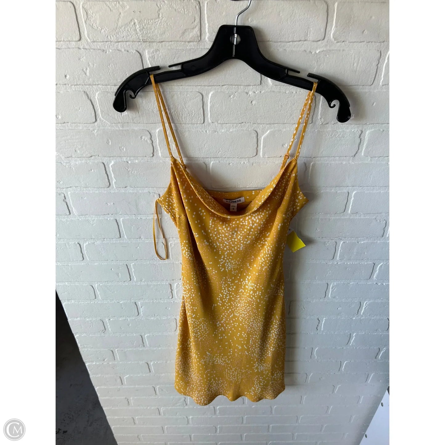 Dress Casual Short By Express In Yellow, Size: S