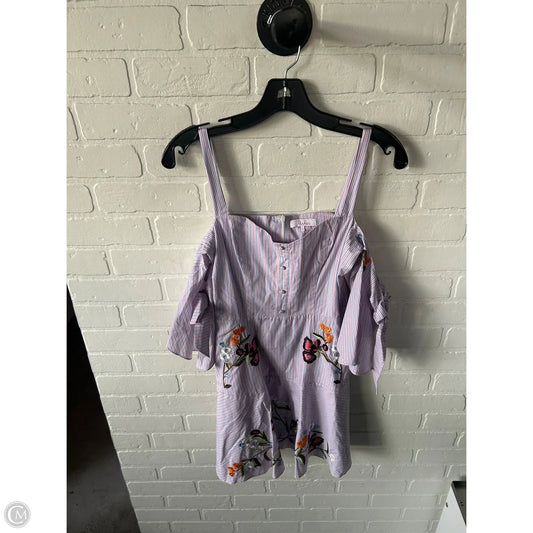 Dress Casual Short By Parker In Blue & Pink, Size: Xs