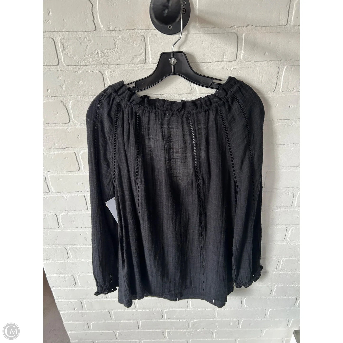 Top Long Sleeve By Sundance In Black, Size: S