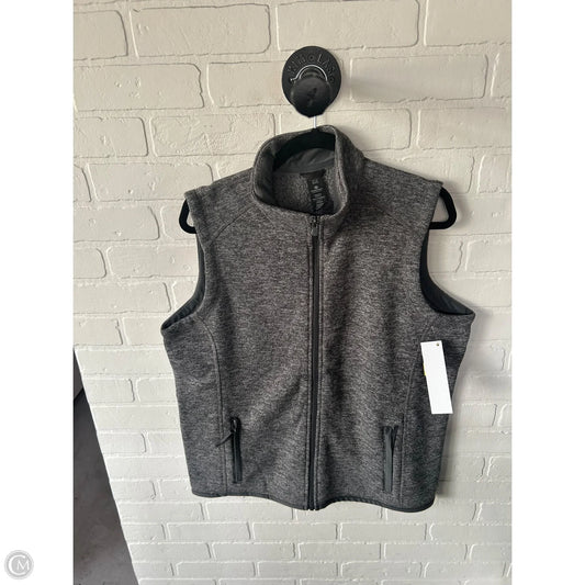 Vest Fleece By Clothes Mentor In Grey, Size: Xl
