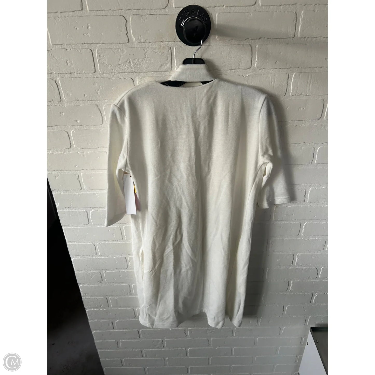 Sweater Cardigan By Clothes Mentor In White, Size: Xs