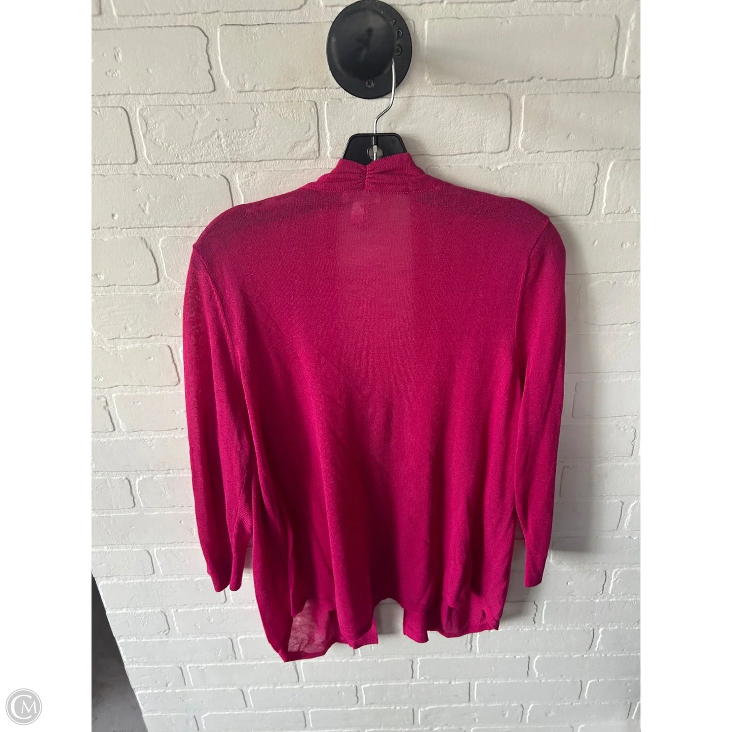 Cardigan By Chicos In Pink, Size: L