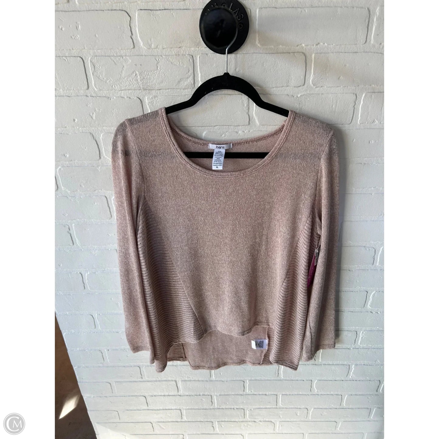Sweater By Bar Iii In Tan, Size: Xl