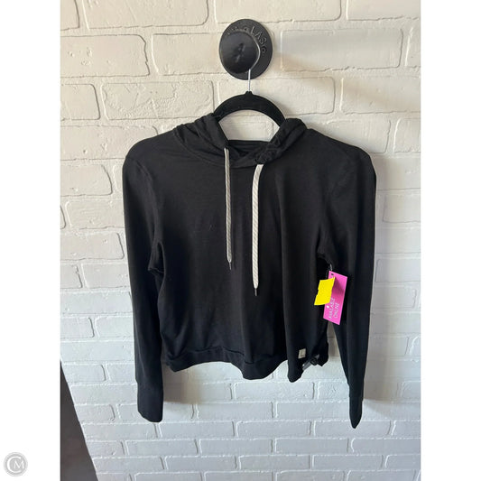 Athletic Top Long Sleeve Hoodie By Vuori In Black, Size: S
