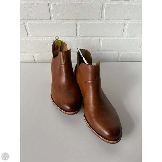 Boots Ankle Heels By Kork Ease In Brown, Size: 8