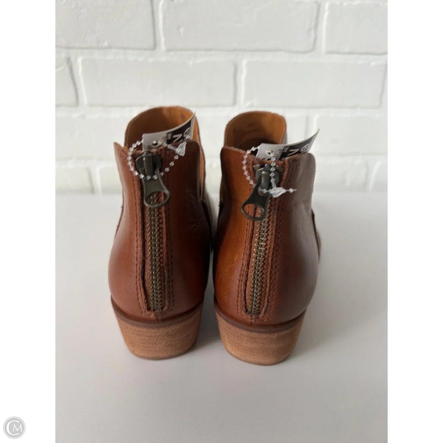Boots Ankle Heels By Kork Ease In Brown, Size: 8