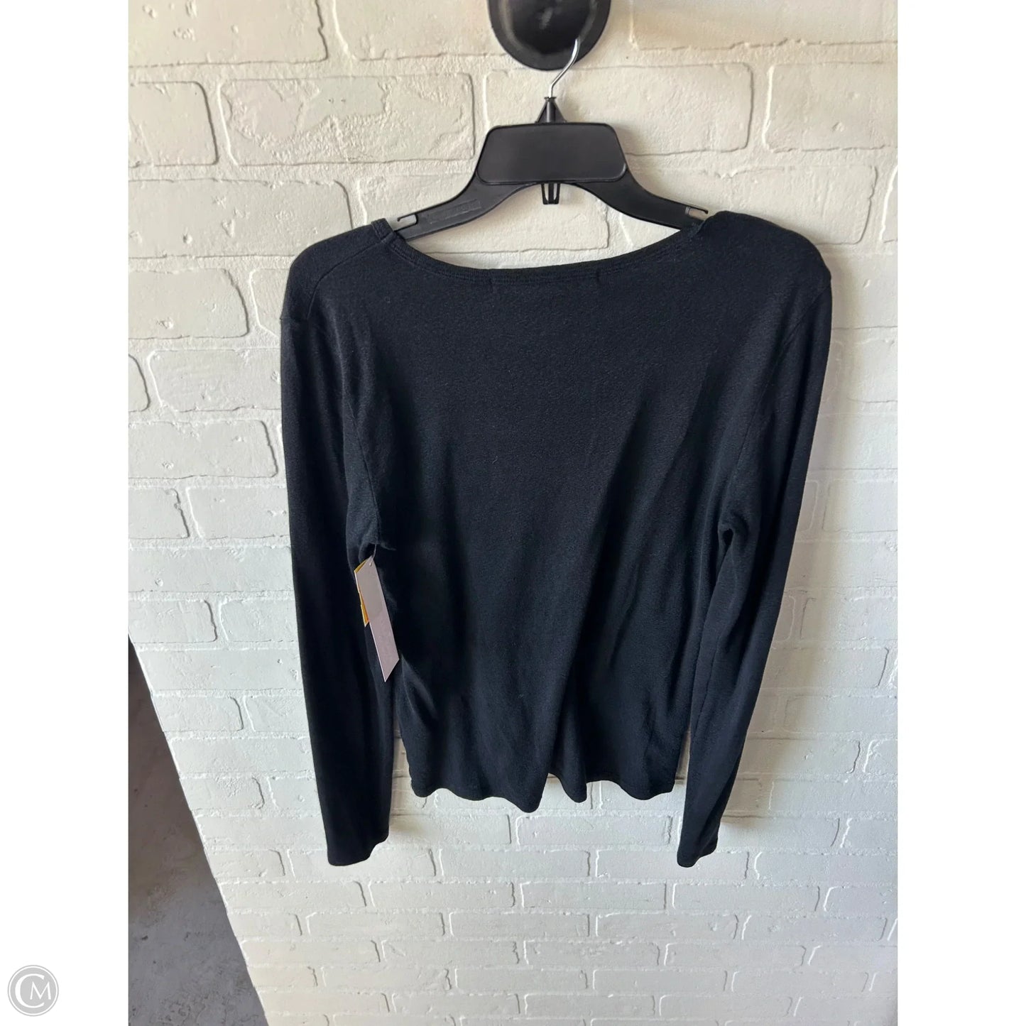 Top Long Sleeve Basic By Michael Stars In Black, Size: M