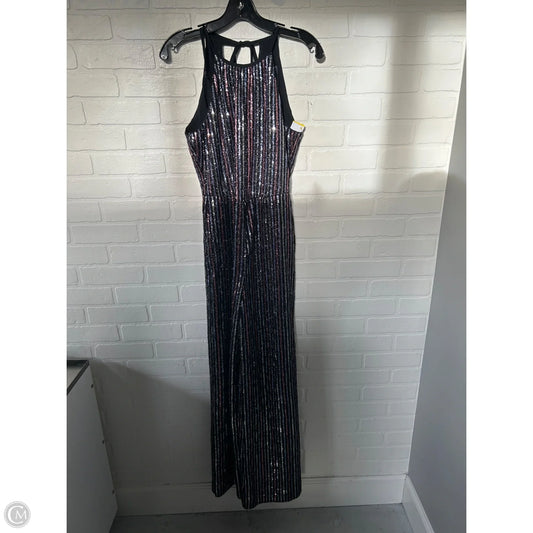 Jumpsuit By Maeve In Black & Pink, Size: Xs