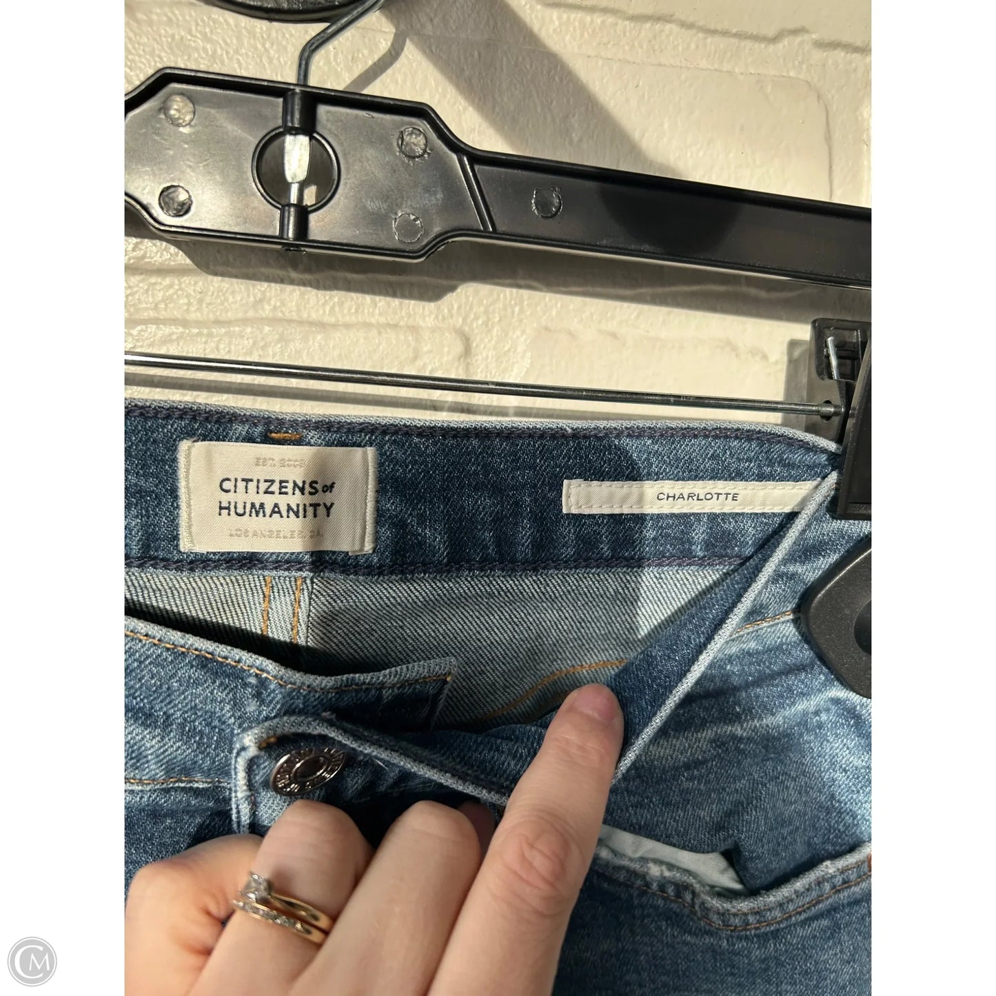 Jeans Boot Cut By Citizens Of Humanity In Blue Denim, Size: 0