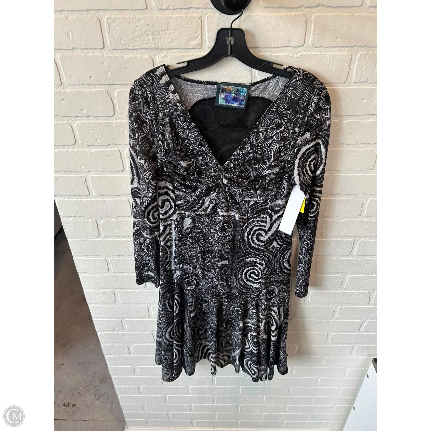 Dress Casual Short By Desigual In Grey, Size: M