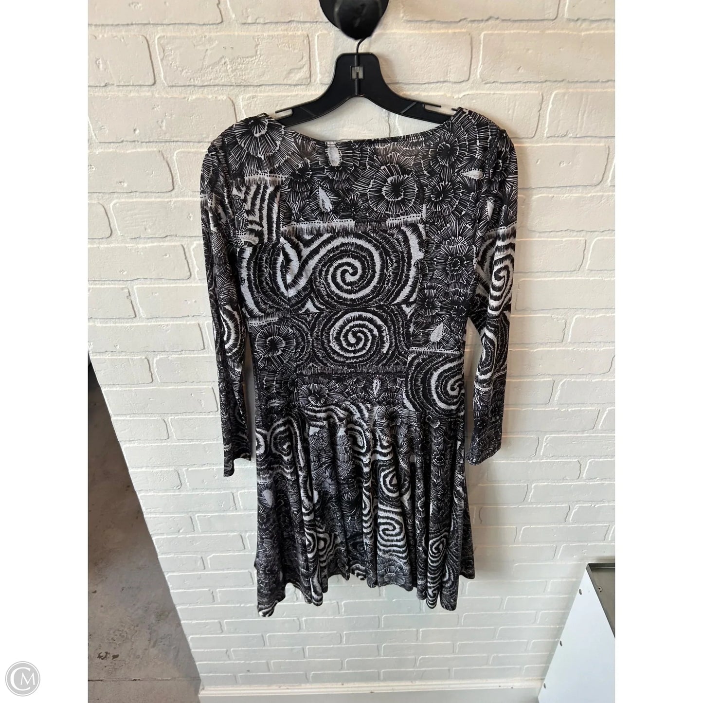 Dress Casual Short By Desigual In Grey, Size: M