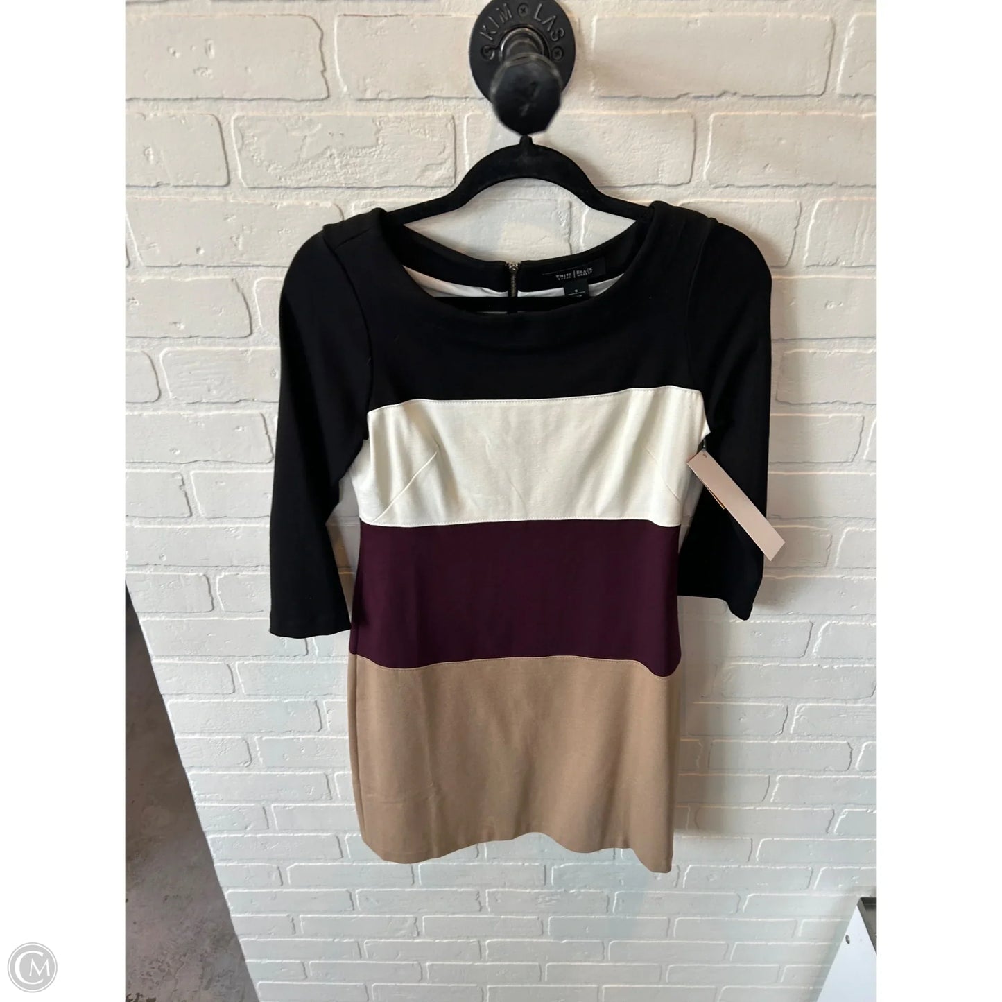 Dress Work By White House Black Market In Black & Tan, Size: Xs