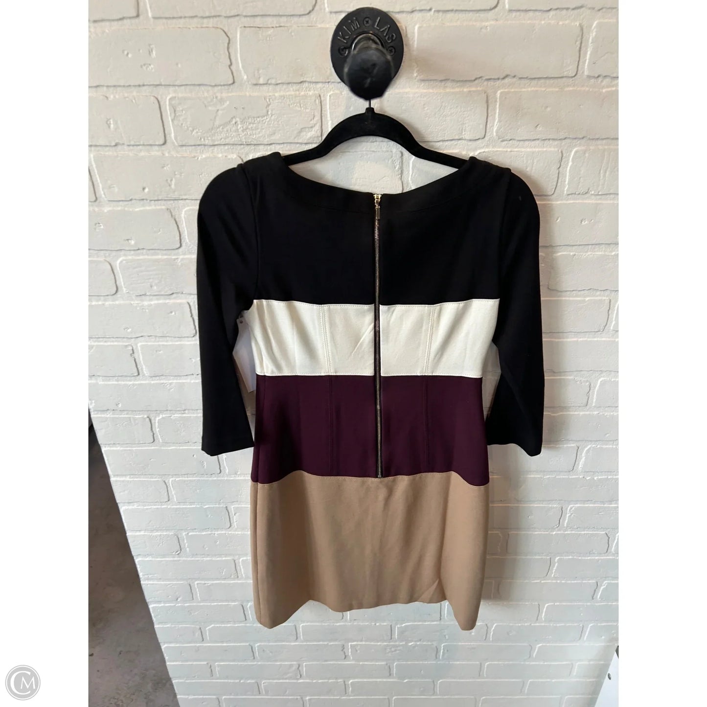 Dress Work By White House Black Market In Black & Tan, Size: Xs