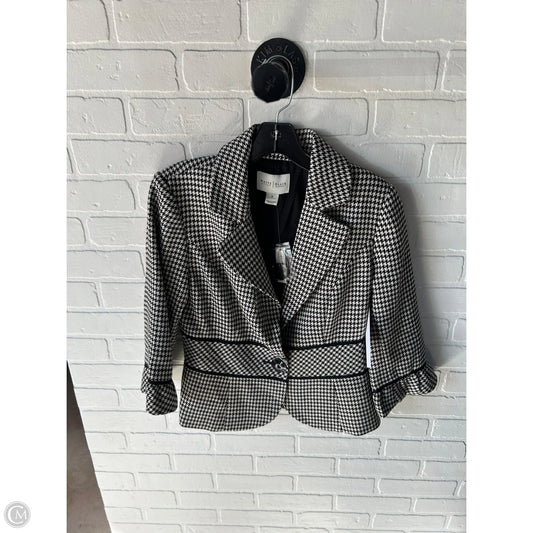 Blazer By White House Black Market In Black & Cream, Size: S