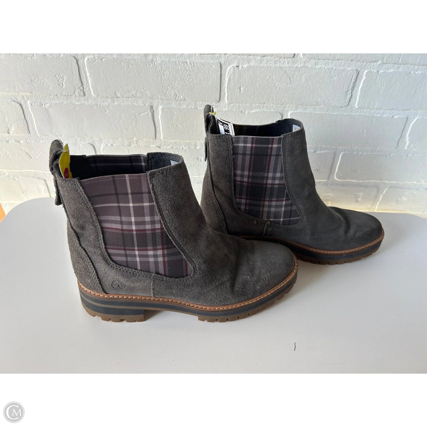 Boots Ankle Flats By Timberland In Grey, Size: 11