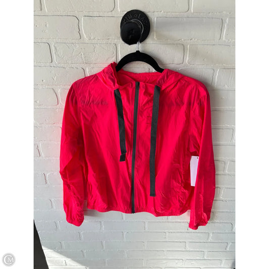 Athletic Top Long Sleeve Hoodie By Zyia In Pink, Size: L