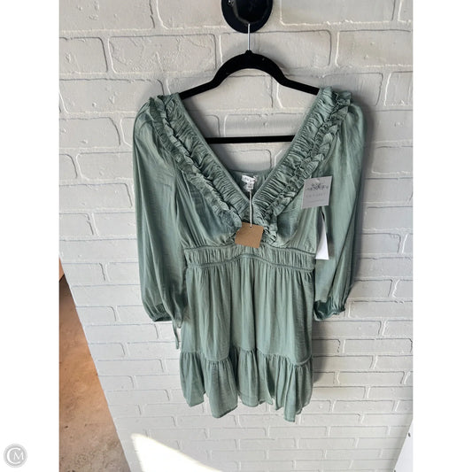 Dress Casual Short By Blu Pepper In Green, Size: S