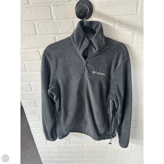 Jacket Fleece By Columbia In Grey, Size: S