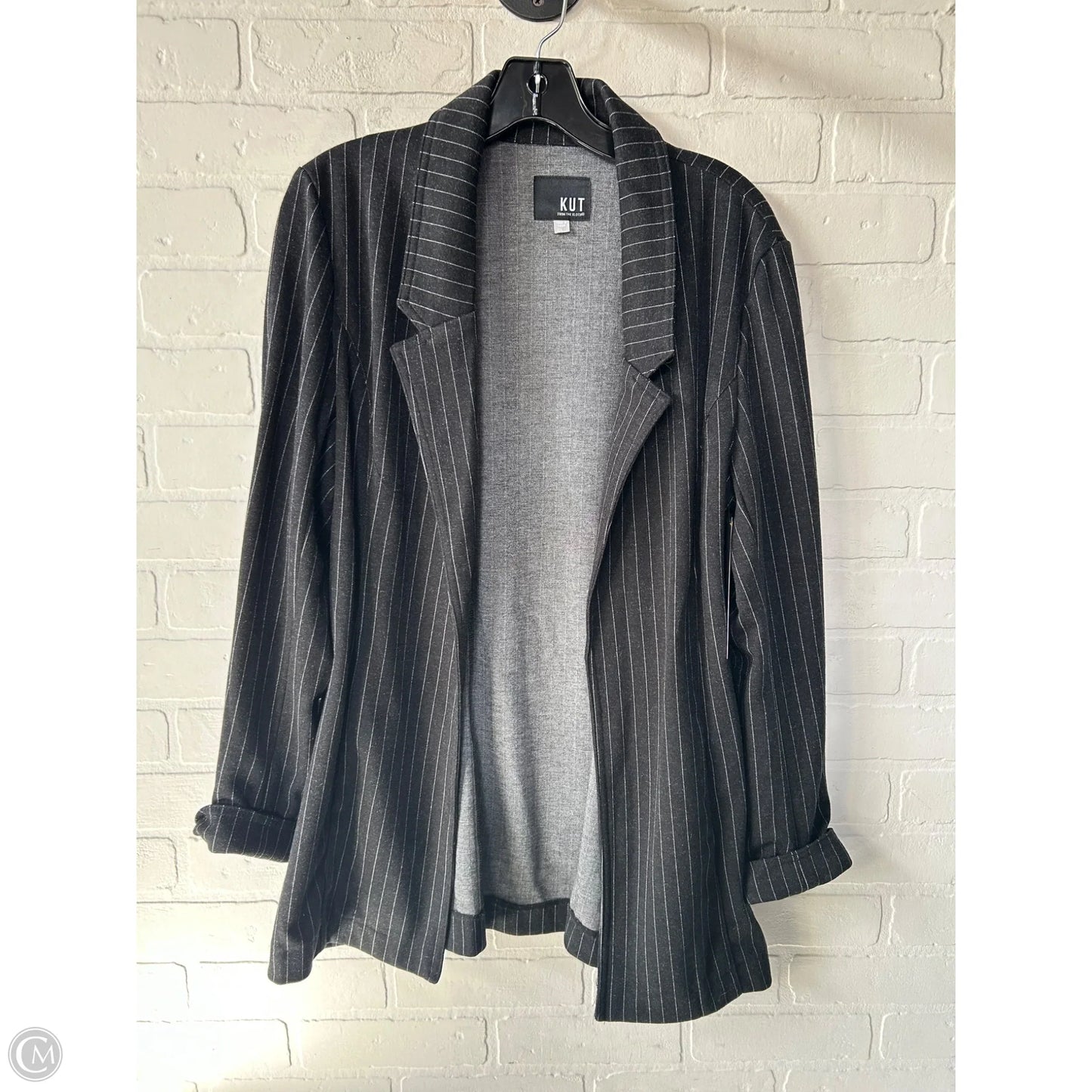 Blazer By Kut In Grey, Size: L
