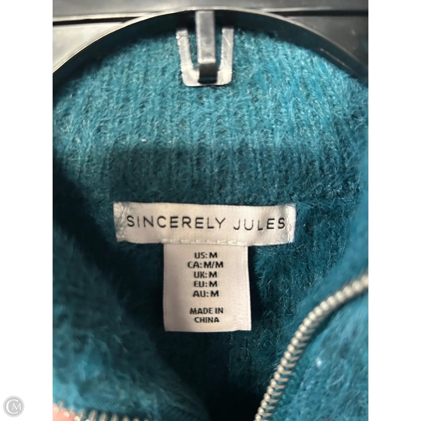 Sweater Cardigan By Sincerely Jules In Blue, Size: M