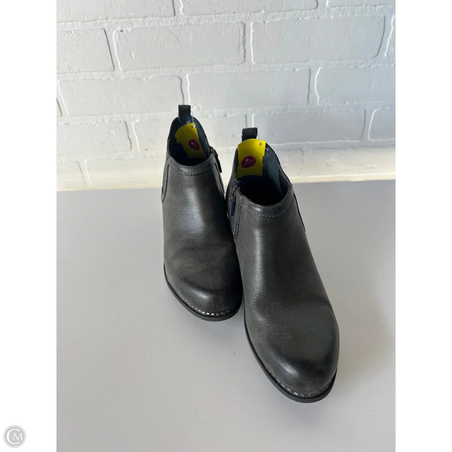 Boots Ankle Heels By Dansko In Grey, Size: 7.5