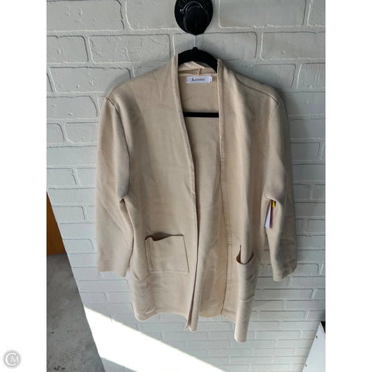 Sweater Cardigan By Anrabess In Cream, Size: Xl