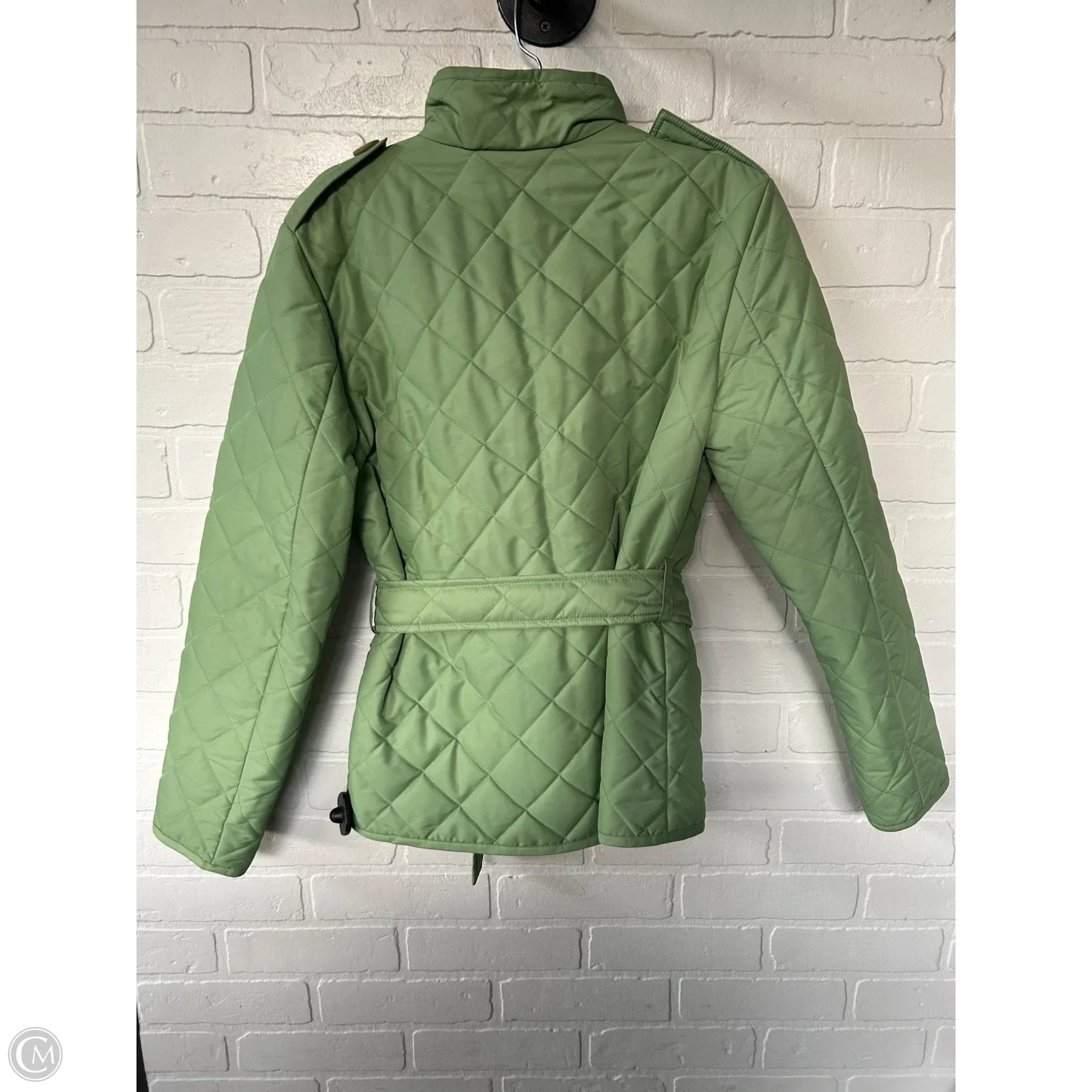 Jacket Puffer & Quilted By Jones New York In Green, Size: S