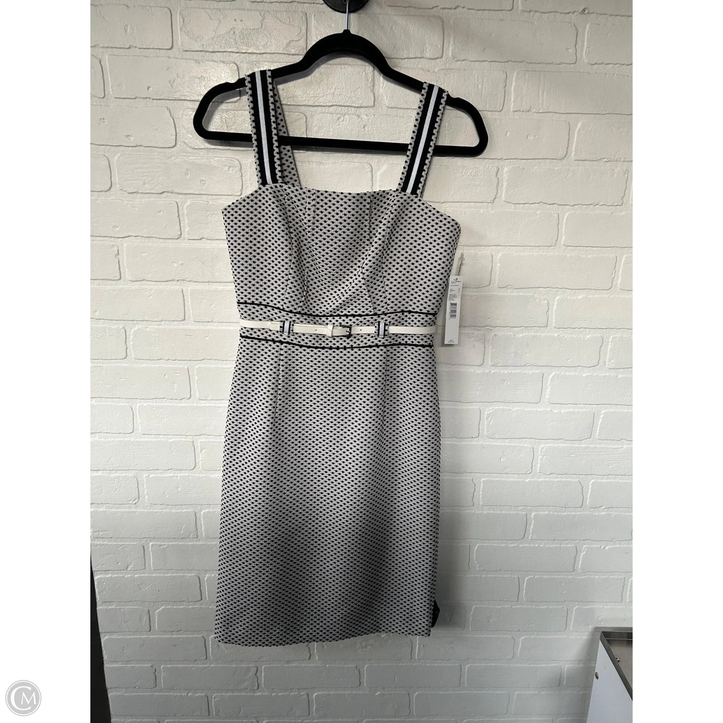 Dress Work By Antonio Melani In Black & White, Size: Xs