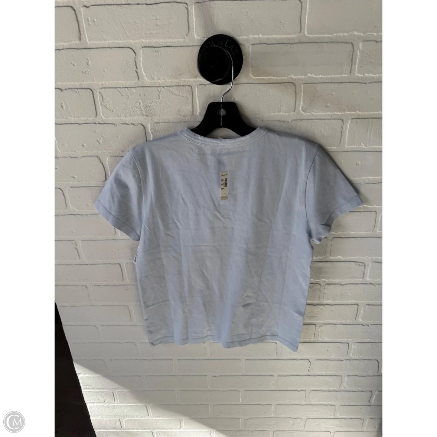 Top Short Sleeve Basic By Madewell In Blue, Size: Xs