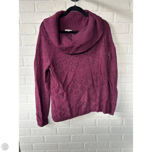 Sweater By Croft And Barrow In Purple, Size: Xl