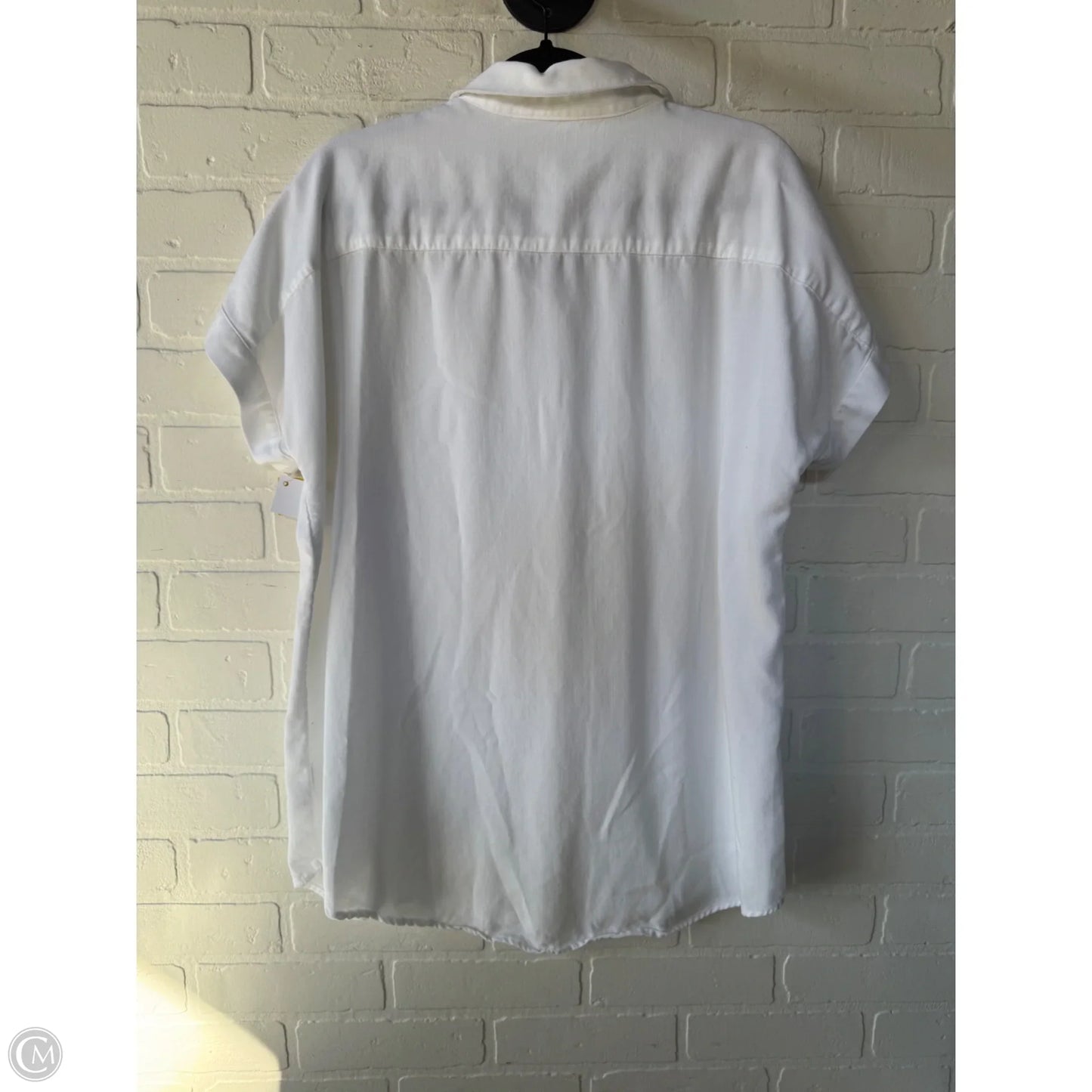 Top Short Sleeve By Soft Surroundings In White, Size: M