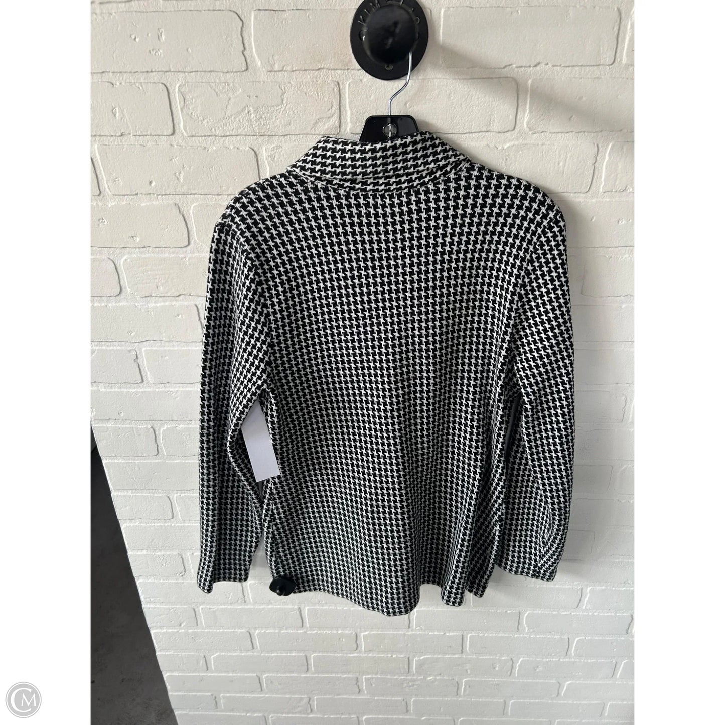 Blazer By Chaps In Black & White, Size: M