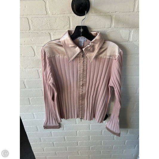 Jacket Shirt By Cabi In Pink, Size: Xl