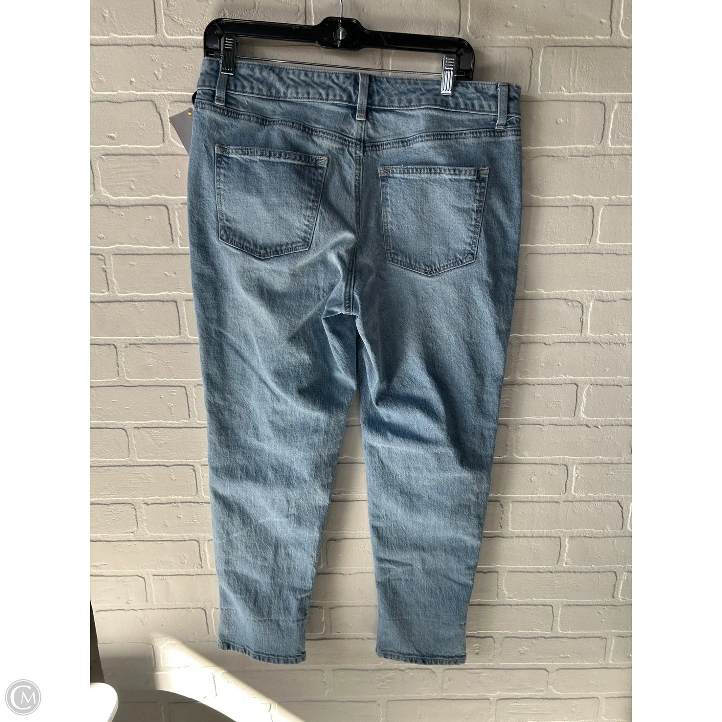 Jeans Straight By Talbots In Blue Denim, Size: 8p
