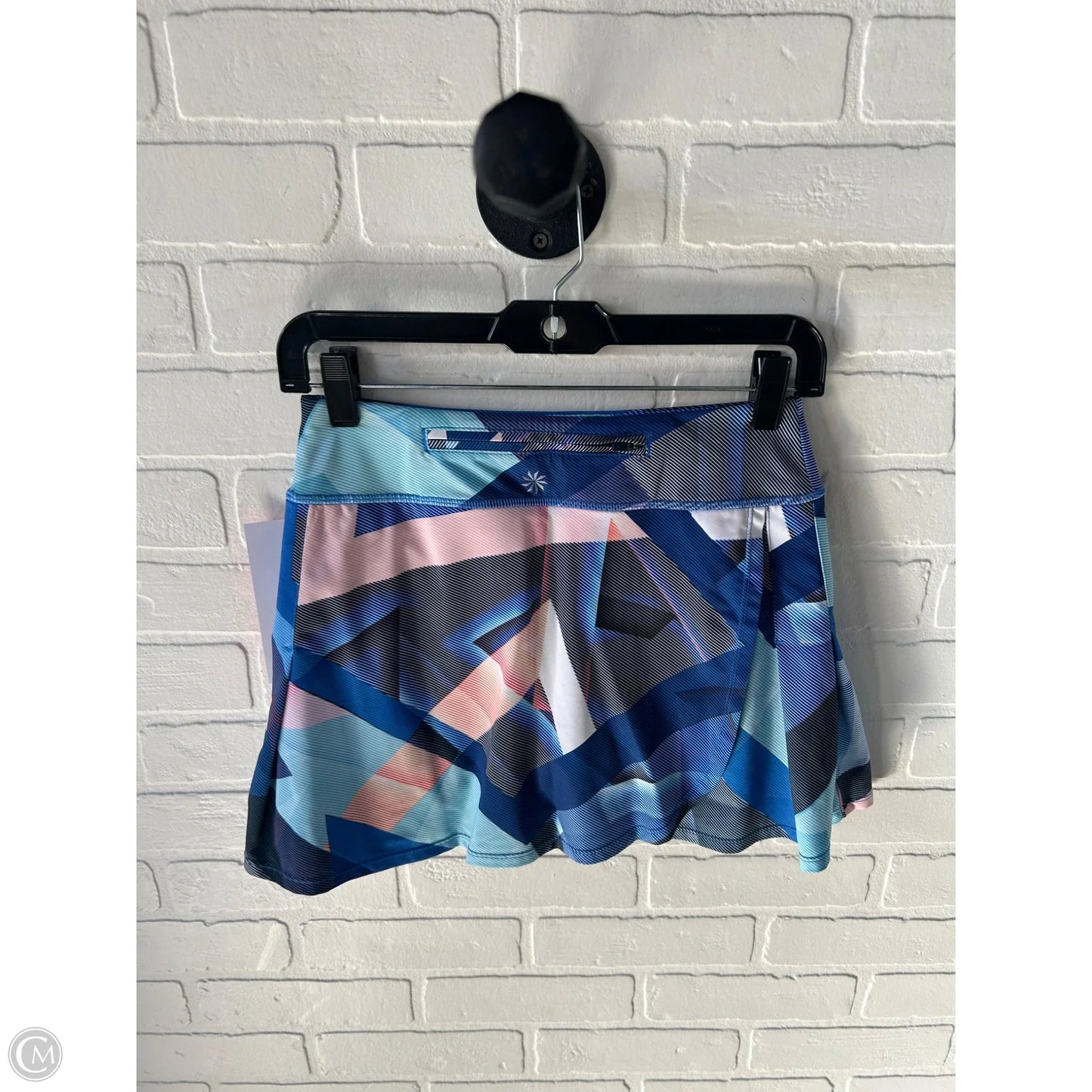 Athletic Skirt By Athleta In Blue & Orange, Size: 0