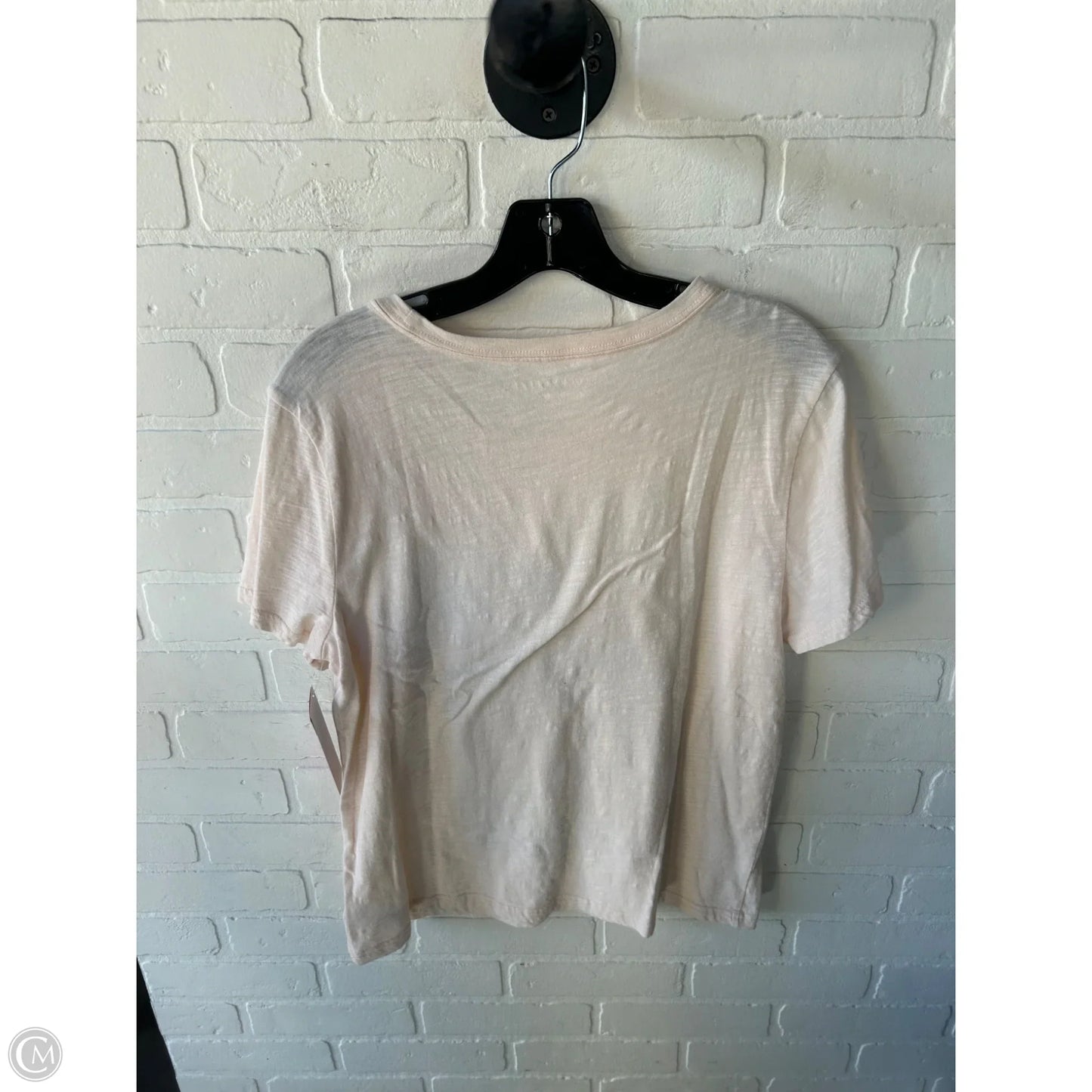 Top Short Sleeve Basic By Lucky Brand In Peach