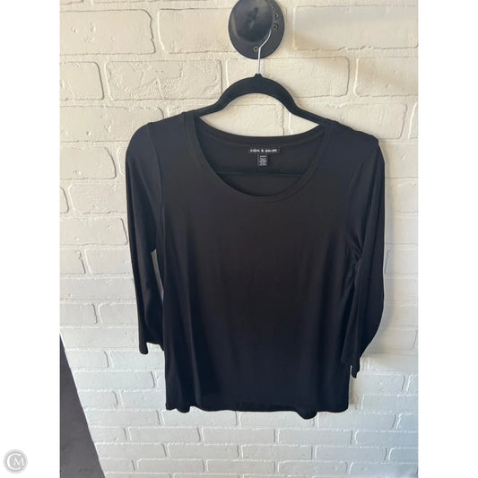 Top Long Sleeve Basic By Cable And Gauge In Black, Size: M
