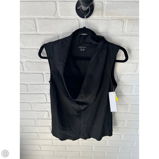 Top Sleeveless By Theory In Black, Size: S
