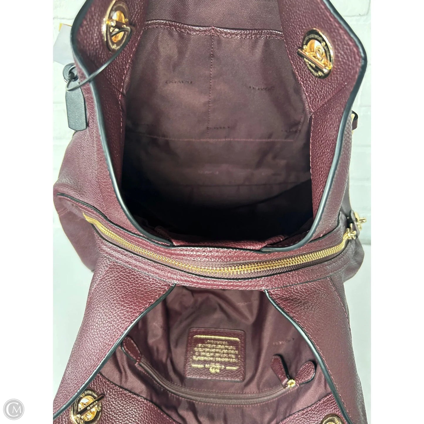 Handbag Designer By Coach, Size: Medium