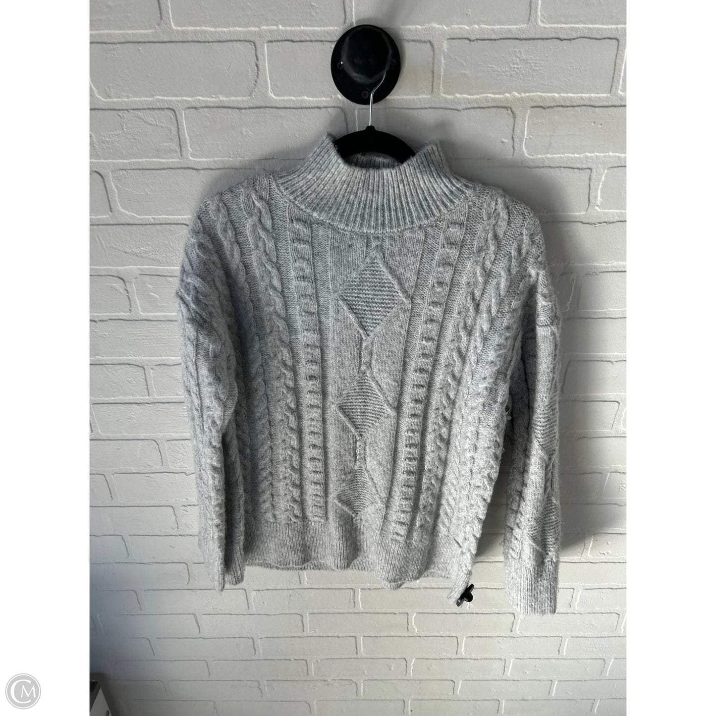 Sweater By Calvin Klein In Grey, Size: S