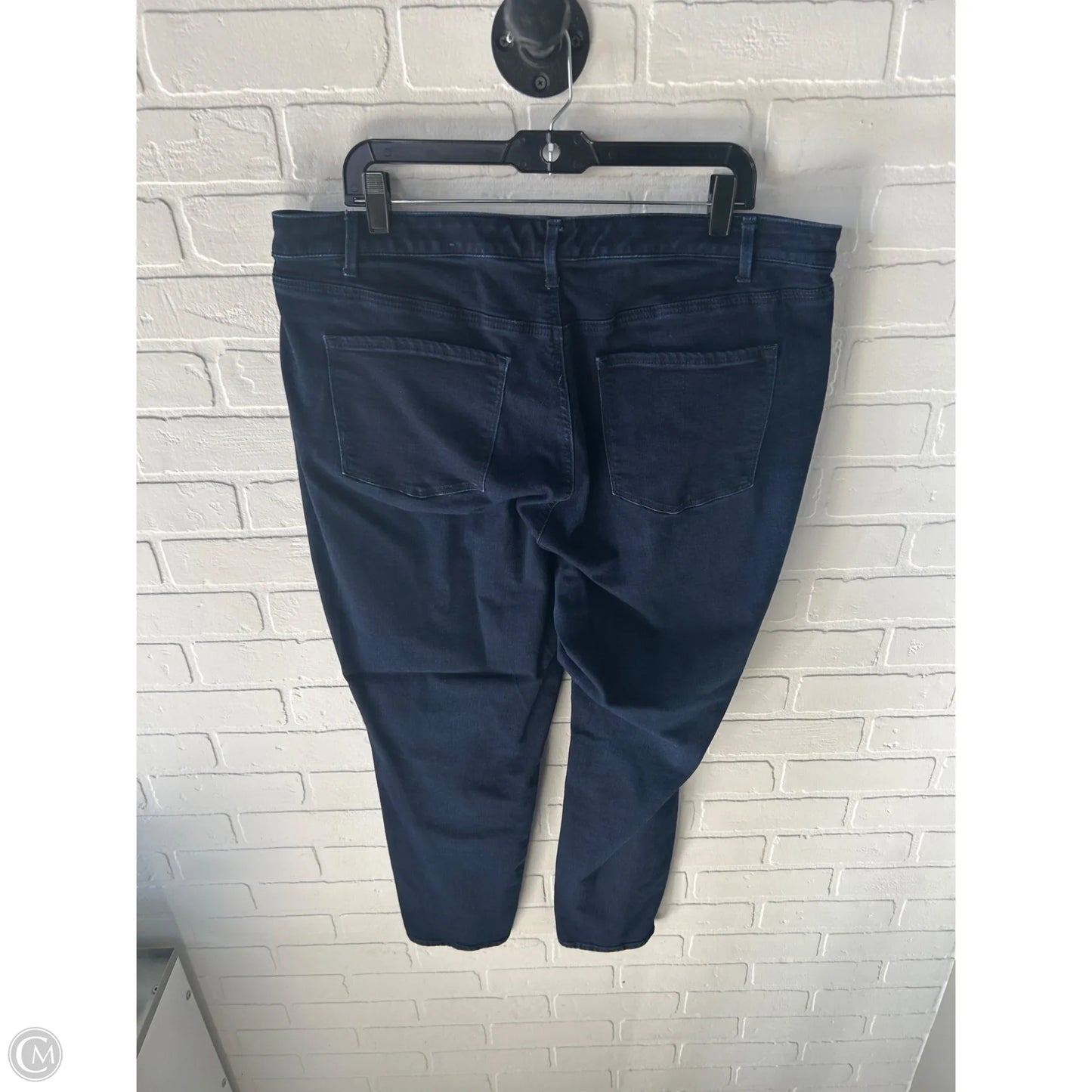 Jeans Skinny By Talbots In Blue Denim, Size: 18