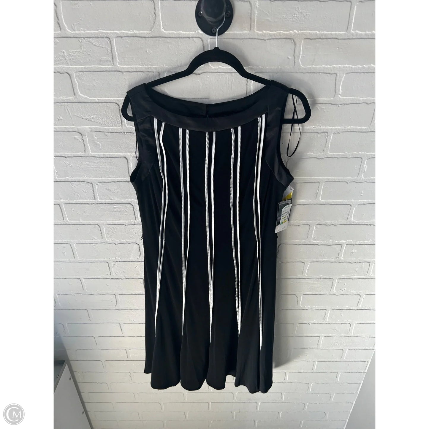 Dress Party Midi By Sandra Darren In Black & White, Size: L